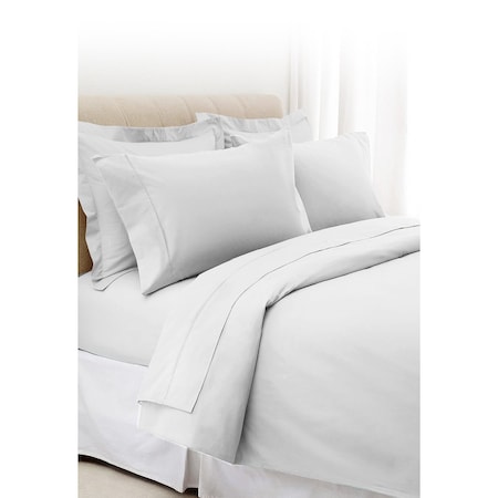 Elle 1000 Thread-Count Luxury 4-PC Sheet Set, White, Queen EL650202